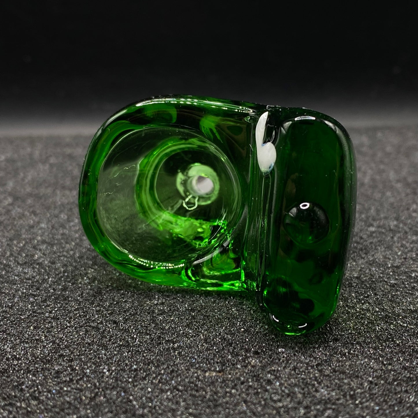420 Glass - 14mm Single Hole Glass Bowl Slide