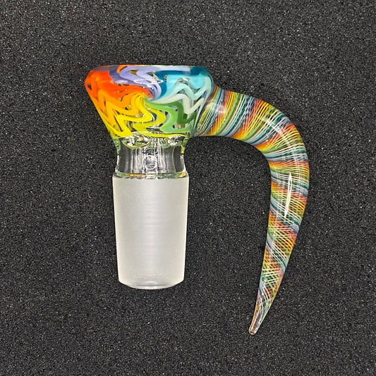 18mm Wig-Wag 4-Hole Glass Bowl Slide – CW Glass Art