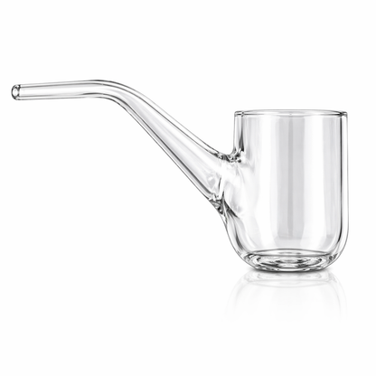 Clear Layback Glass Pipe Attachment for Puffco Proxy V1