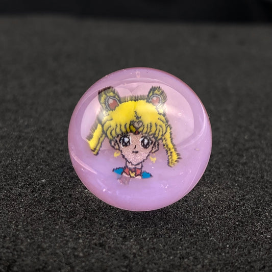 Usagi Tsukino Sailor Moon Millie Slurper Marble Top by Keys Glass