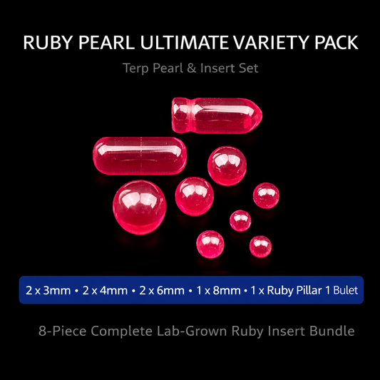 Ruby Ultimate Variety Pack – Terp Pearls & Inserts (9-Piece)