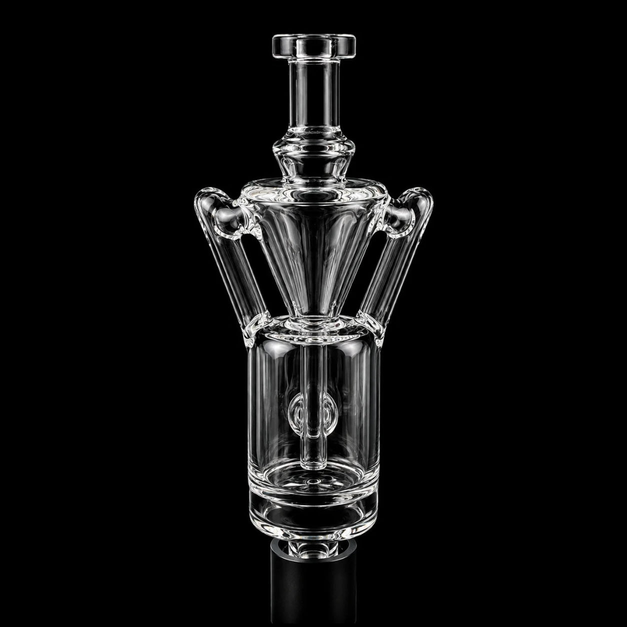 Clear Recycler Top Attachment For Puffco Pivot