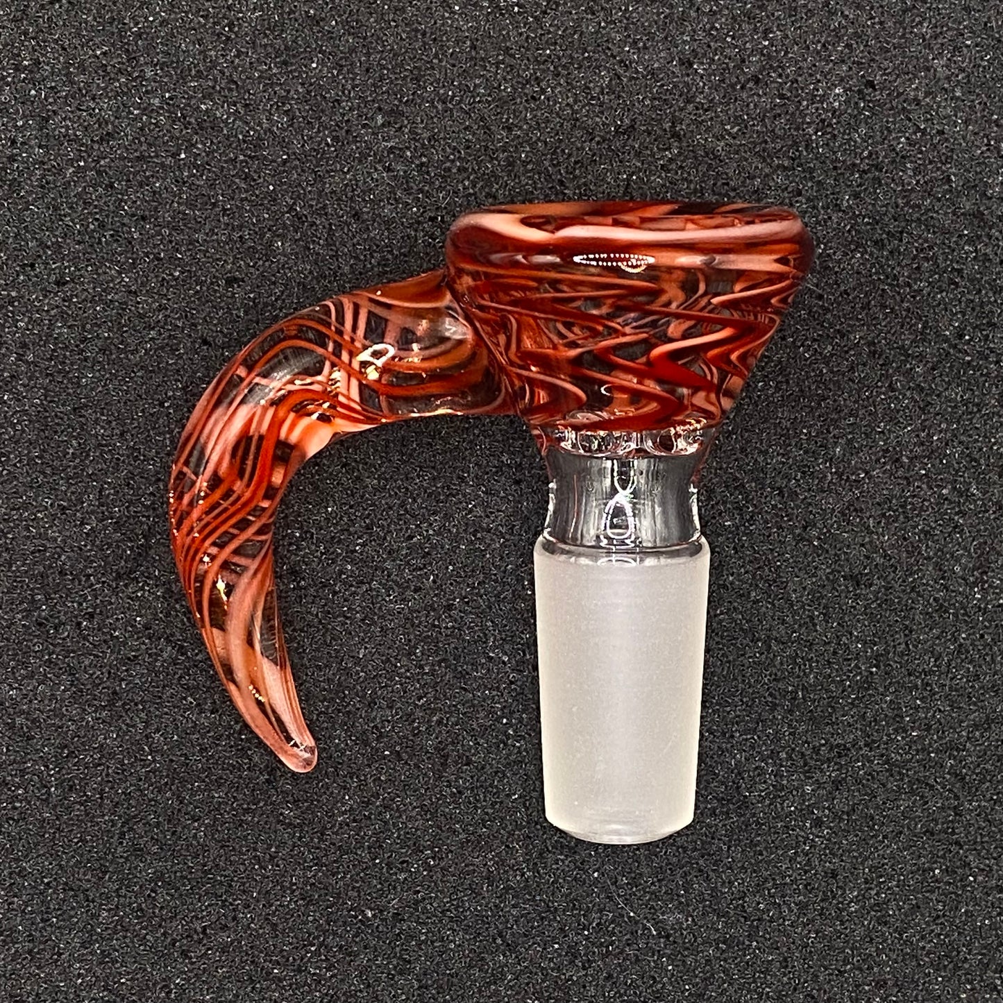 14mm Rewig Glass Bowl Slide – 4 Hole by CW Glass Art