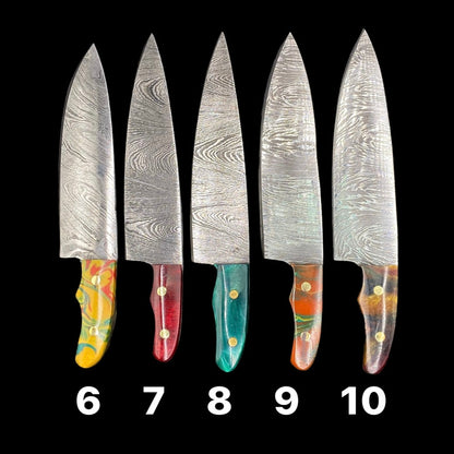 Damascus HK Knives - Kitchen Knife Dabber