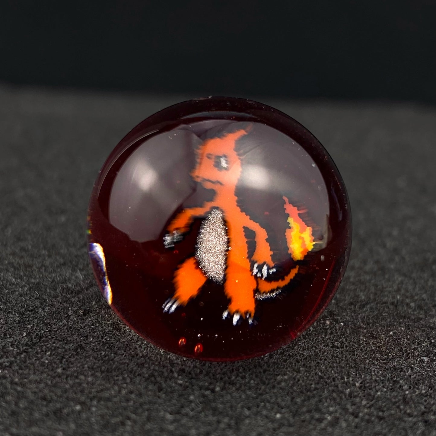 Pokémon Charmeleon Slurper Marble Top by Keys Glass