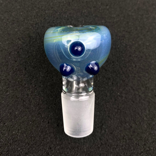 18mm Single Hole Bowl Slide by Keys Glass - World Industries Waterboy
