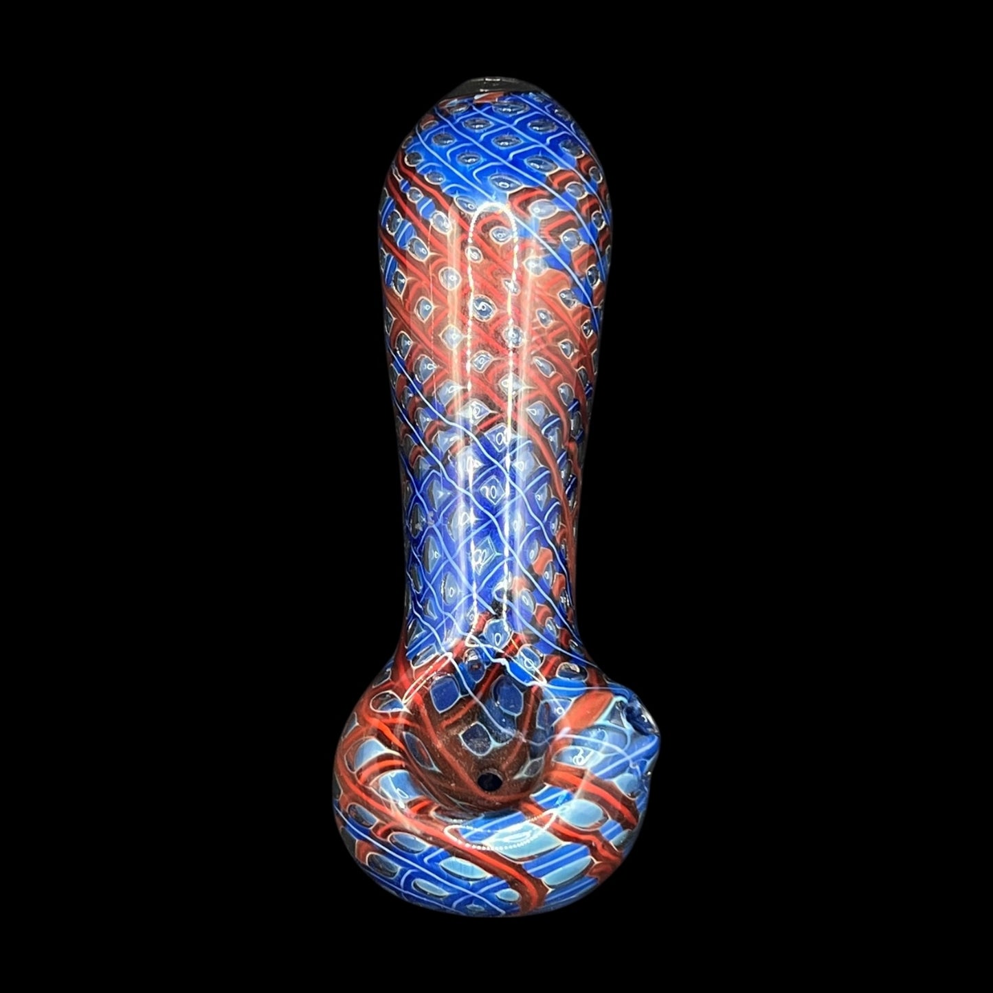 Glass Swirl Hand Pipe