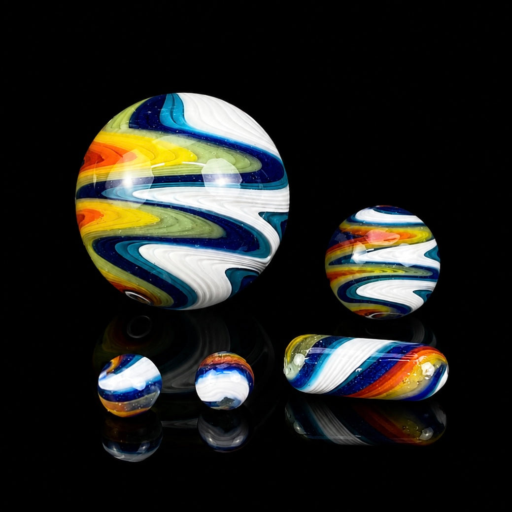 Wig Wag Marble Set – 5 Piece Terp Pearl & Pillar Set