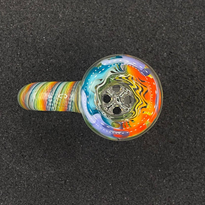18mm Wig-Wag 4-Hole Glass Bowl Slide – CW Glass Art