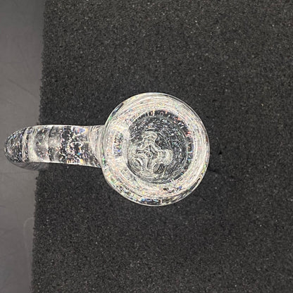 18mm Crushed Opal 4-Hole Glass Bowl Slide – CW Glass Art