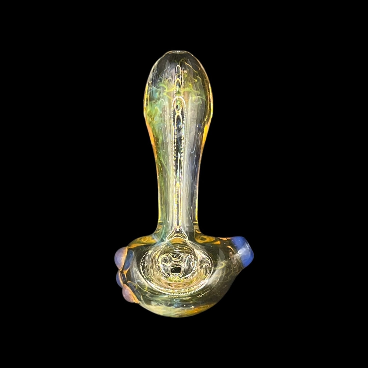 Fumed Glass Hand Pipe by The Beardless Menace