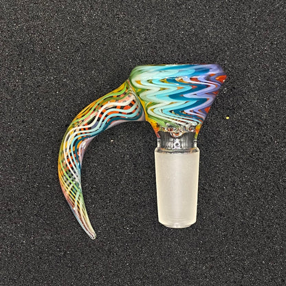 14mm Wig-Wag 4-Hole Glass Bowl Slide – CW Glass Art