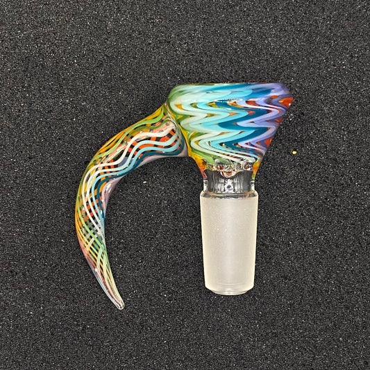 14mm Wig-Wag 4-Hole Glass Bowl Slide – CW Glass Art