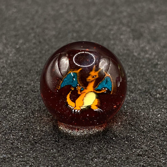 Pokemon Charizard Marble Top by Keys Glass