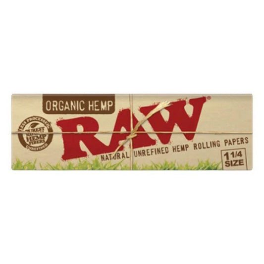 RAW Organic Hemp Rolling Papers - 1.25