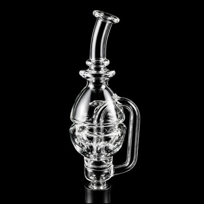 Clear Fab Egg Bubbler Attachment For Puffco Pivot