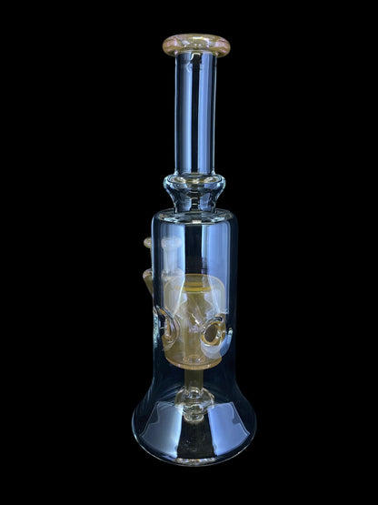 Gold Fume Fab Hanger by Evan Chait Glassworks