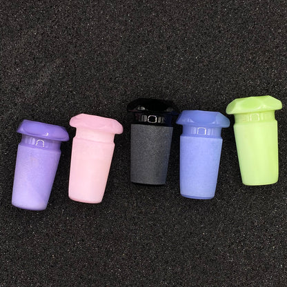 14/10mm Male to Female Faceted Adapter - Solid Color