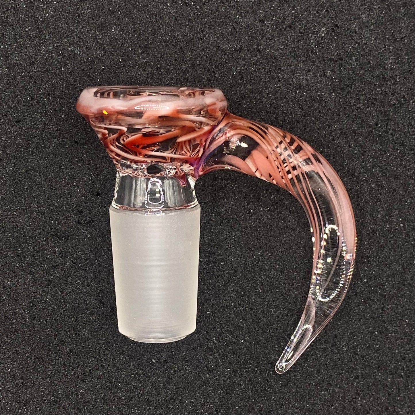 18mm Rewig Glass Bowl Slide – 4 Hole by CW Glass Art