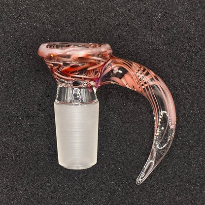 18mm Rewig Glass Bowl Slide – 4 Hole by CW Glass Art