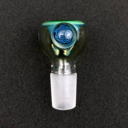 18mm Single Hole Bowl Slide by Keys Glass