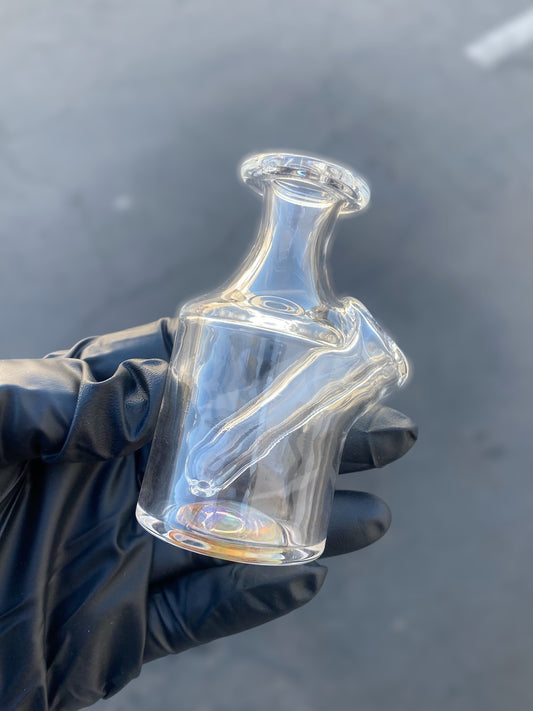 10mm Clear Mini Dab Rig by The Beardless Menace