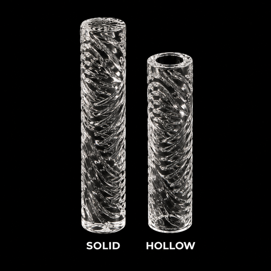 6mm Fern Leaf Quartz Terp Pillar – Hollow & Solid Options