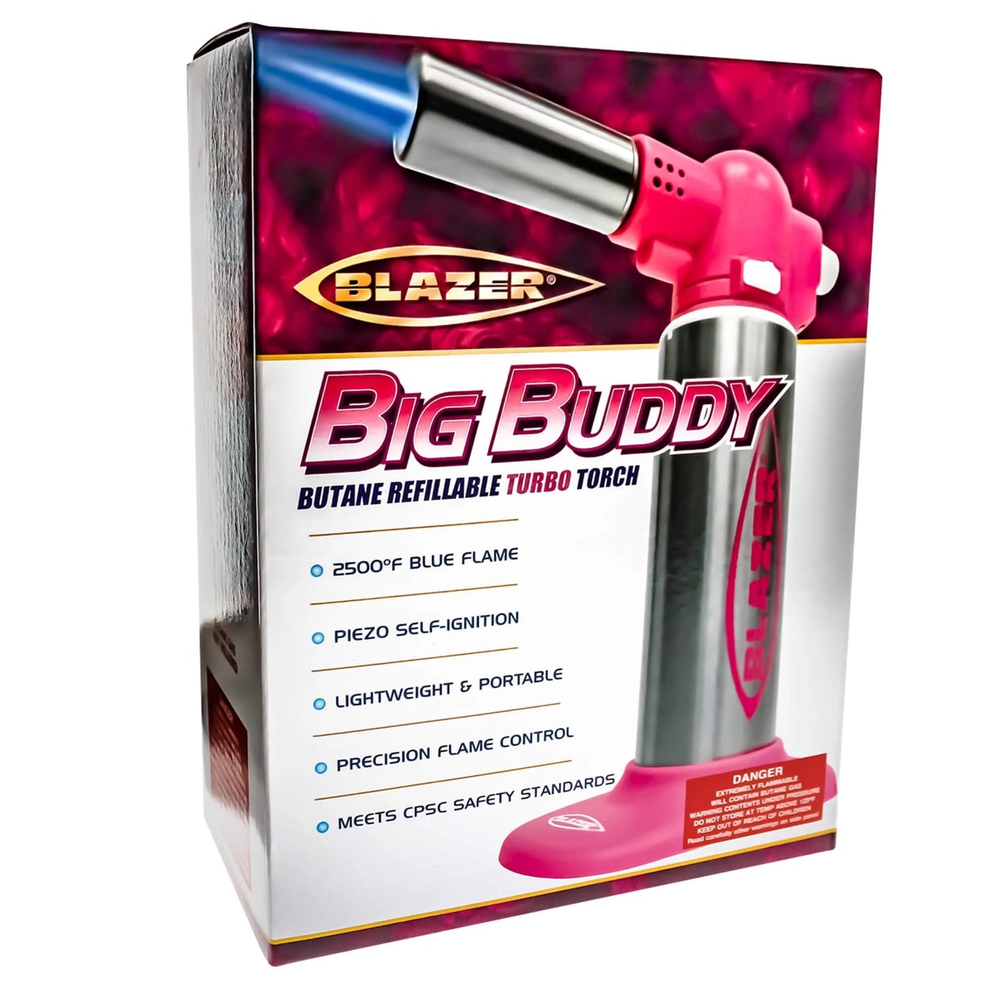 Blazer Big Buddy Torch Lighter - Pink