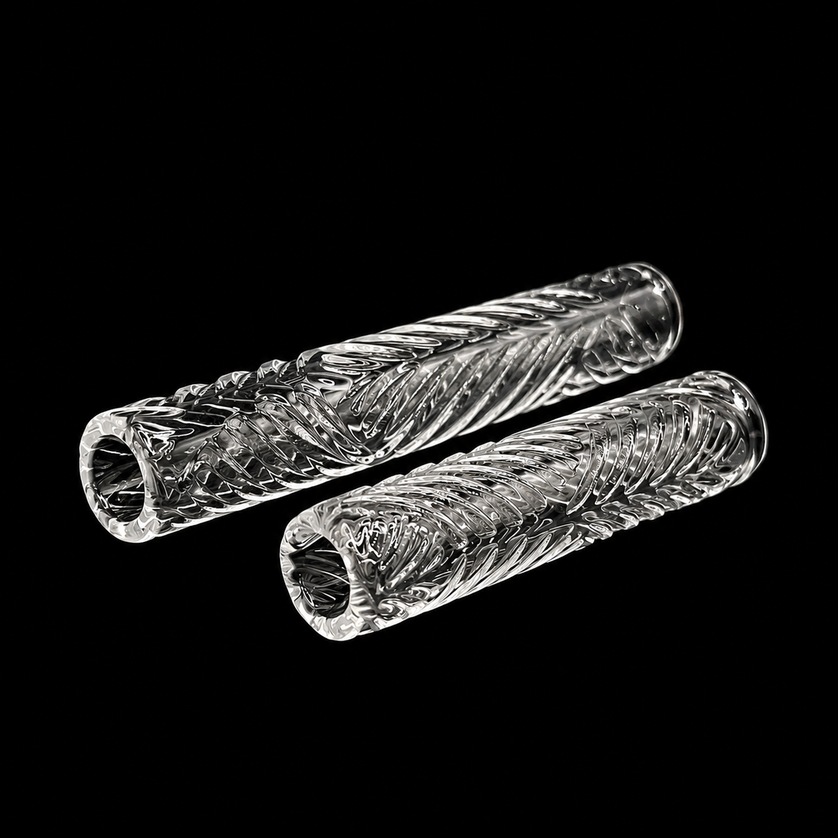 6mm Fern Leaf Quartz Terp Pillar – Hollow & Solid Options