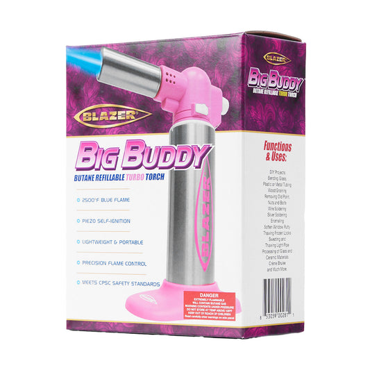 Blazer Big Buddy Torch Lighter - Pink