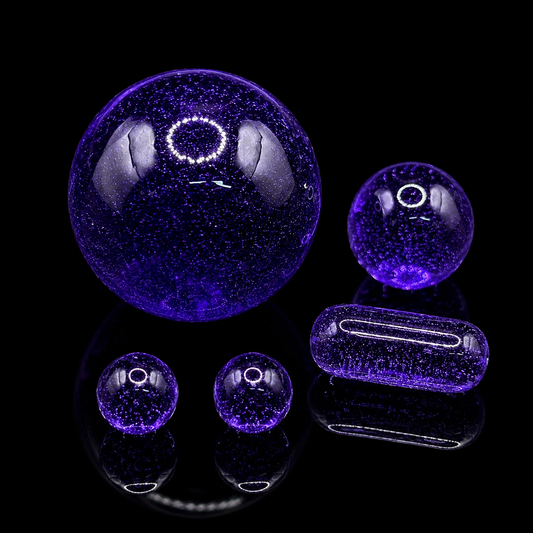 Purple Lollipop 5pc Terp Pearl & Pillar Marble Set