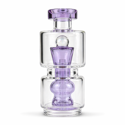 Purple CFL Opal Mushroom Wet Top Attachment for Puffco Peak