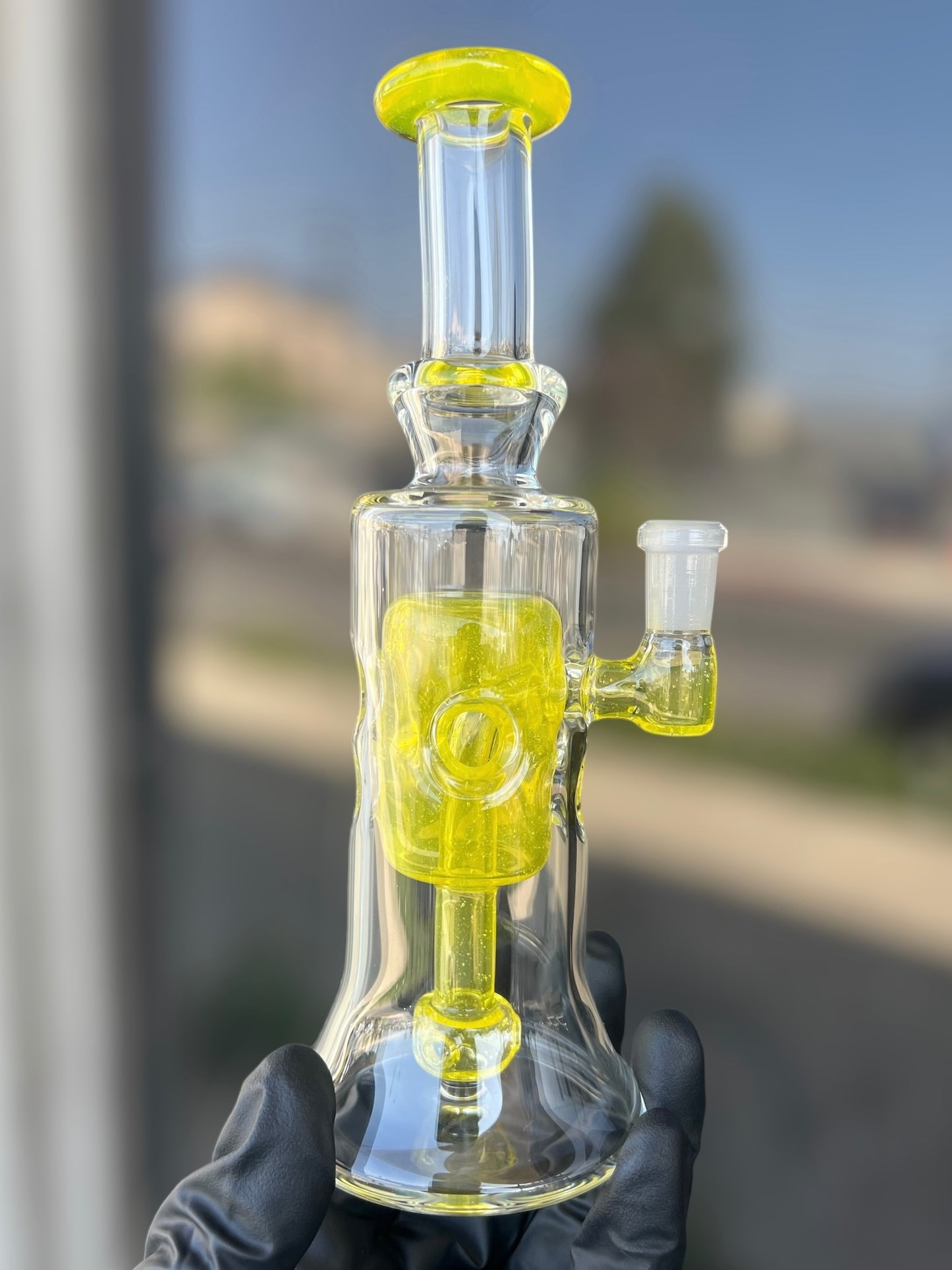 Lemon Drop Fab Hanger by Evan Chait Glassworks
