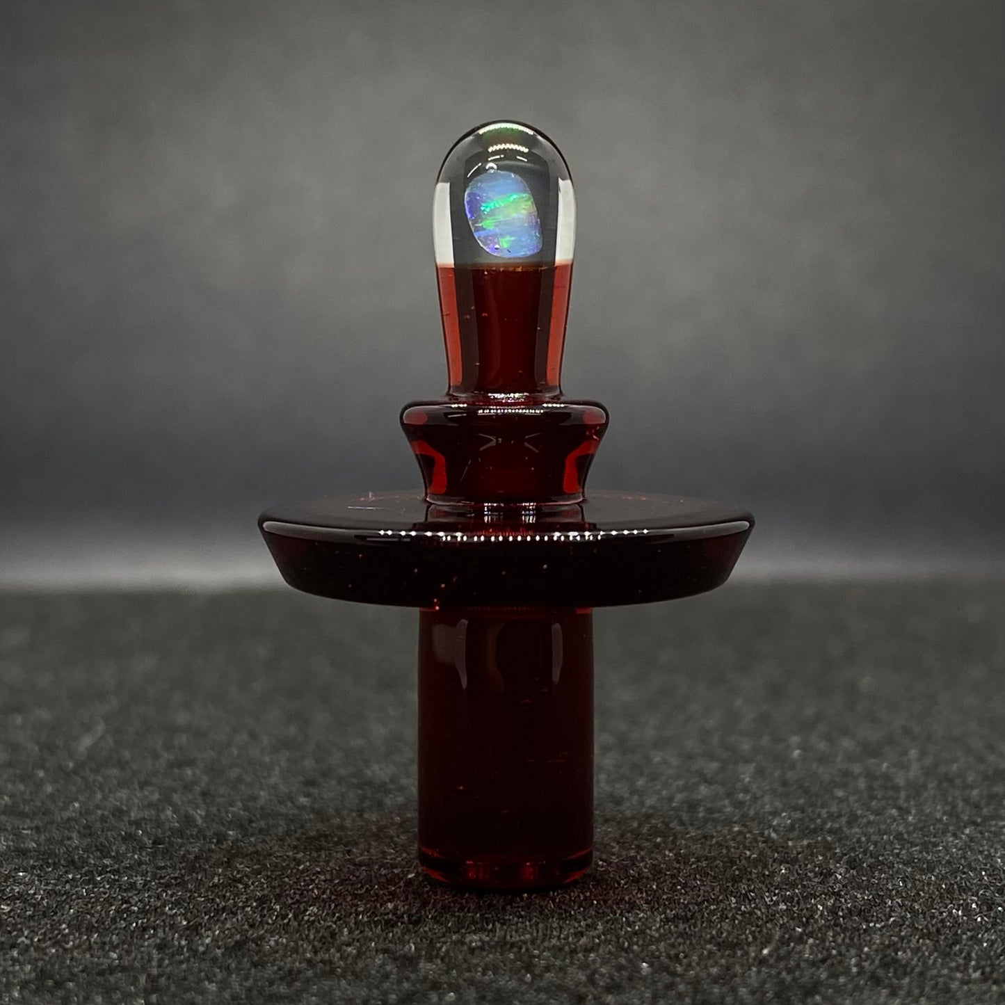 Fortunate Glass - Ruby Slippers Opal Control Tower Plug Cap