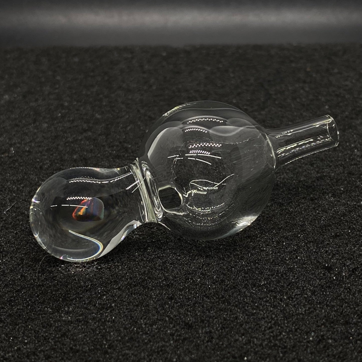 CPB Glass - Clear Black Opal Bubble Cap (25mm)