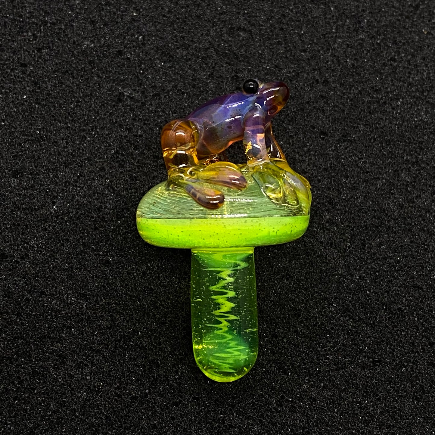 Phatt Matt Glass - Mushroom Dichro Frog Control Tower Plug Cap