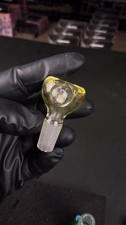 14mm Single Hole Bowl Slide by Keys Glass -