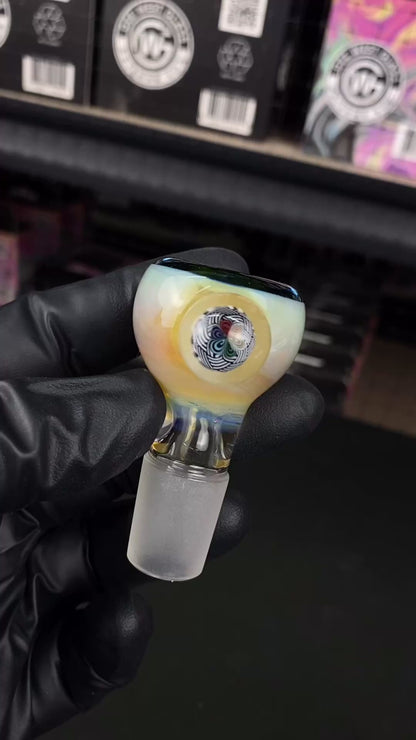 18mm Single Hole Bowl Slide by Keys Glass –