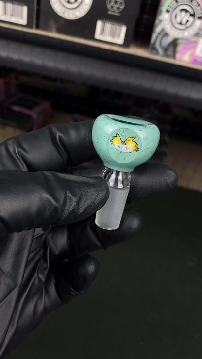 14mm Single Hole Bowl Slide by Keys Glass – Hey Arnold