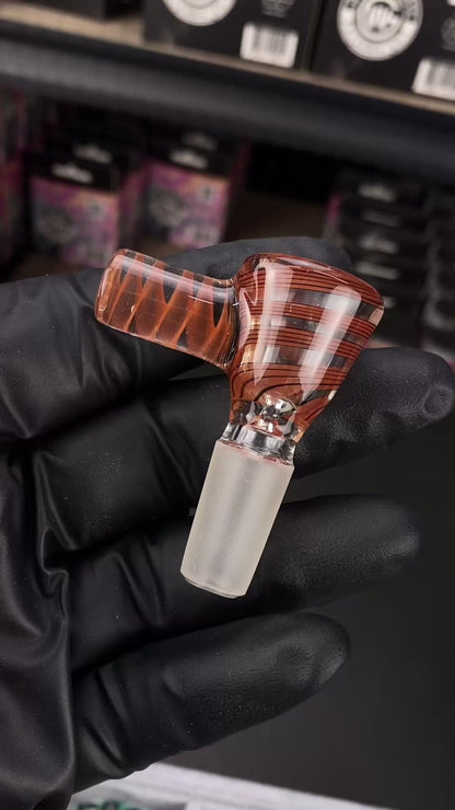 BorOregon - 14mm Single Hole Glass Bowl Slide