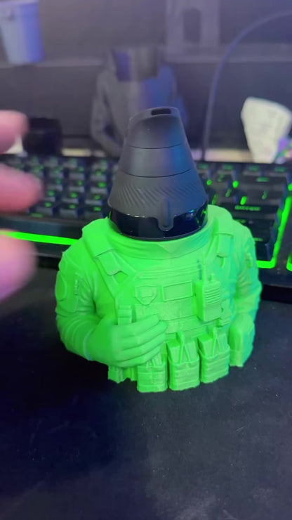 Green Army Man 3D Printed Puffco Proxy Core Attachment - 710PrintShop