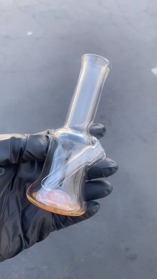 10mm Clear Mini Dab Rig by The Beardless Menace