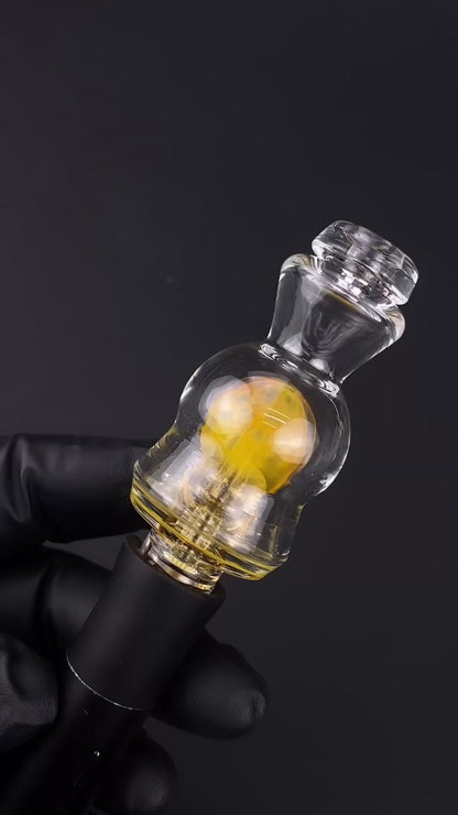 The Beardless Menace Pivot Bubbler Glass Mouthpiece – Water Attachment
