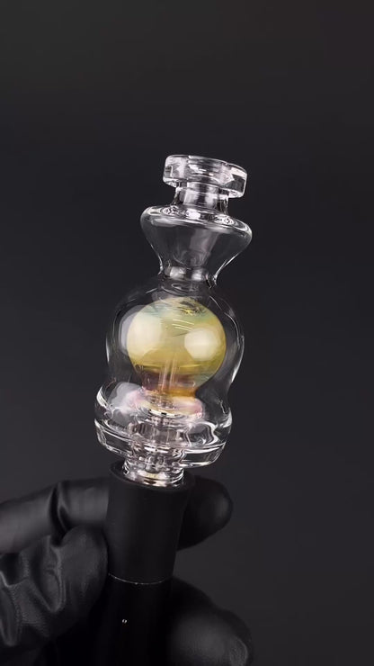 The Beardless Menace Pivot Bubbler Glass Mouthpiece – Water Attachment