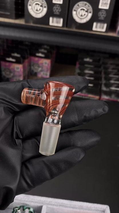 BorOregon - 14mm Single Hole Glass Bowl Slide