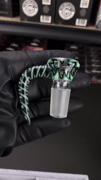 18mm Wig-Wag 4-Hole Glass Bowl Slide – CW Glass Art