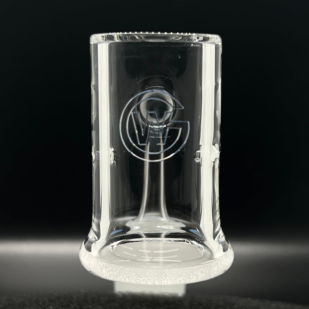 25mm Opaque Bell Bottom Auto Spinner Quartz Banger