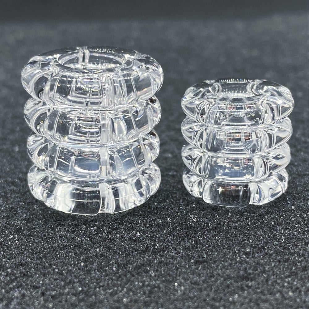 Quartz Insertable Quartz Diamond Knot Insert for Bangers – Heat Retention Dab Insert (13 ...