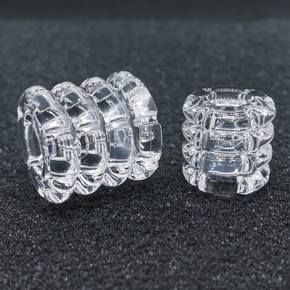 Quartz Insertable Quartz Diamond Knot Insert for Bangers – Heat Retention Dab Insert (13 ...