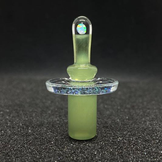 Fortunate Glass - Pastel Potion CFL Crushed Opal Control Tower Plug Cap